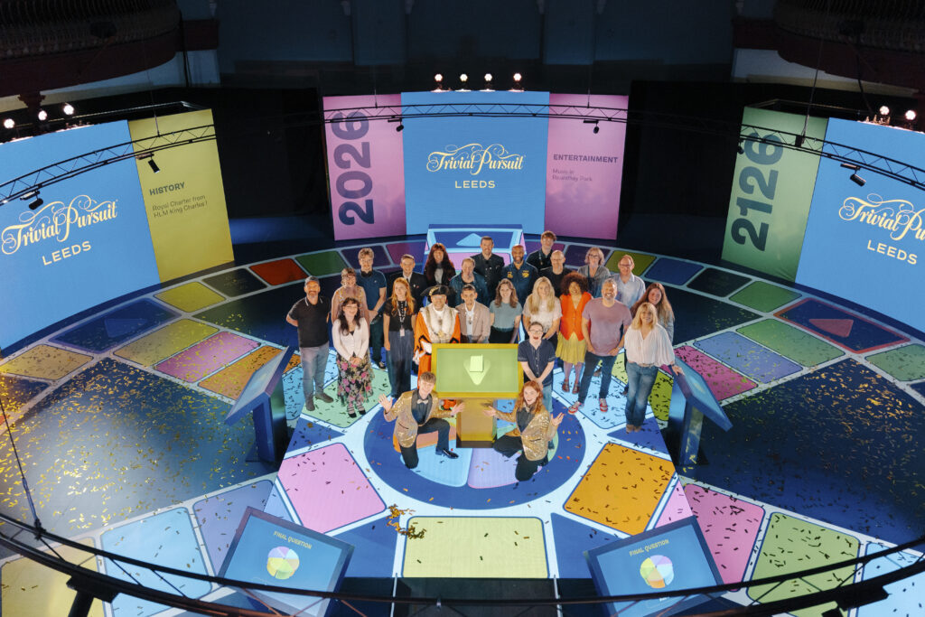 Press launch at Leeds City Museum on Fri 24th July 2026 for Leeds Trivial Pursuit organised by LEEDS BID to celebrate the 400th anniversary of the city being granted its royal charter. (Photo by Tom Arber, Chapter 81)